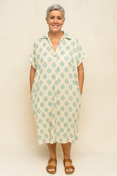 Ruth | Button-Front Pattern Dress