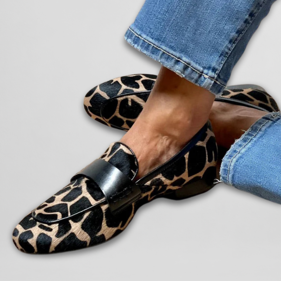Elly - Animal-Print Loafer