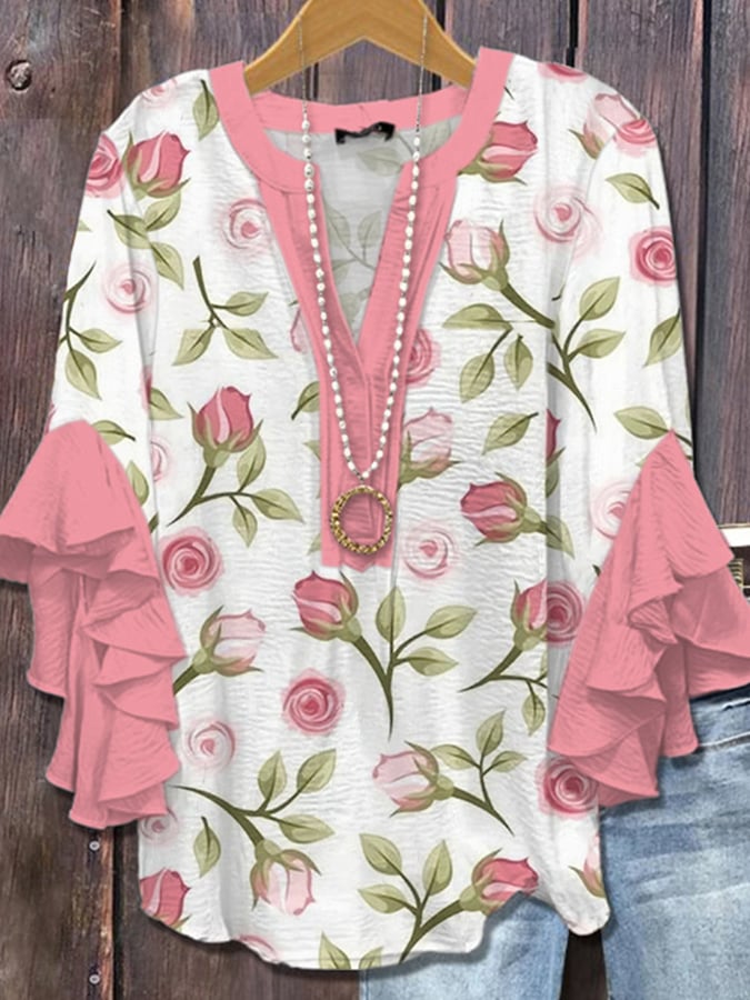 Rosleigh | Soft Rose Petal Blouse