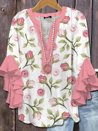 Rosleigh | Soft Rose Petal Blouse