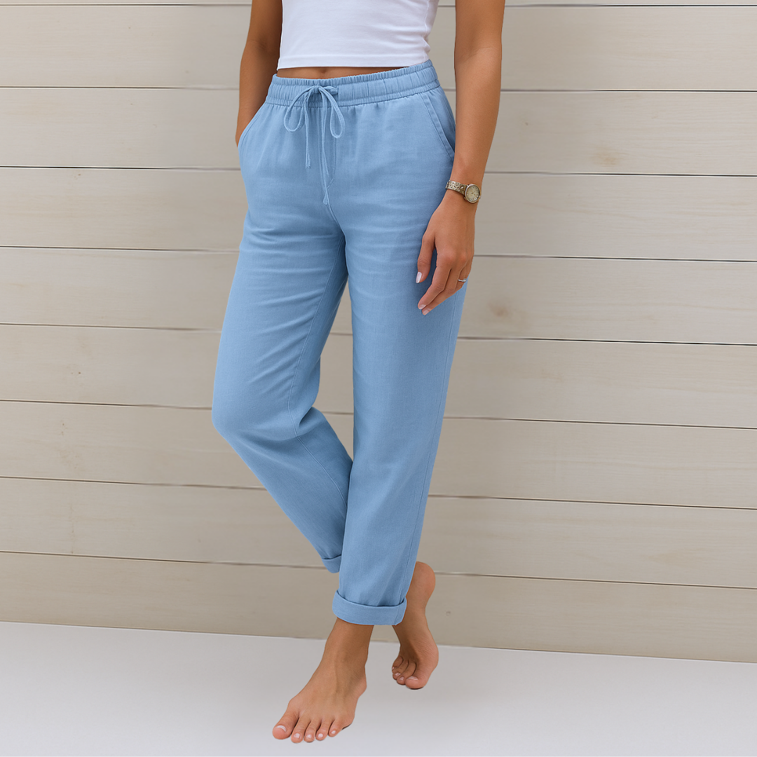 MAYLORA - Premium Breathable Linen Stretch Pants