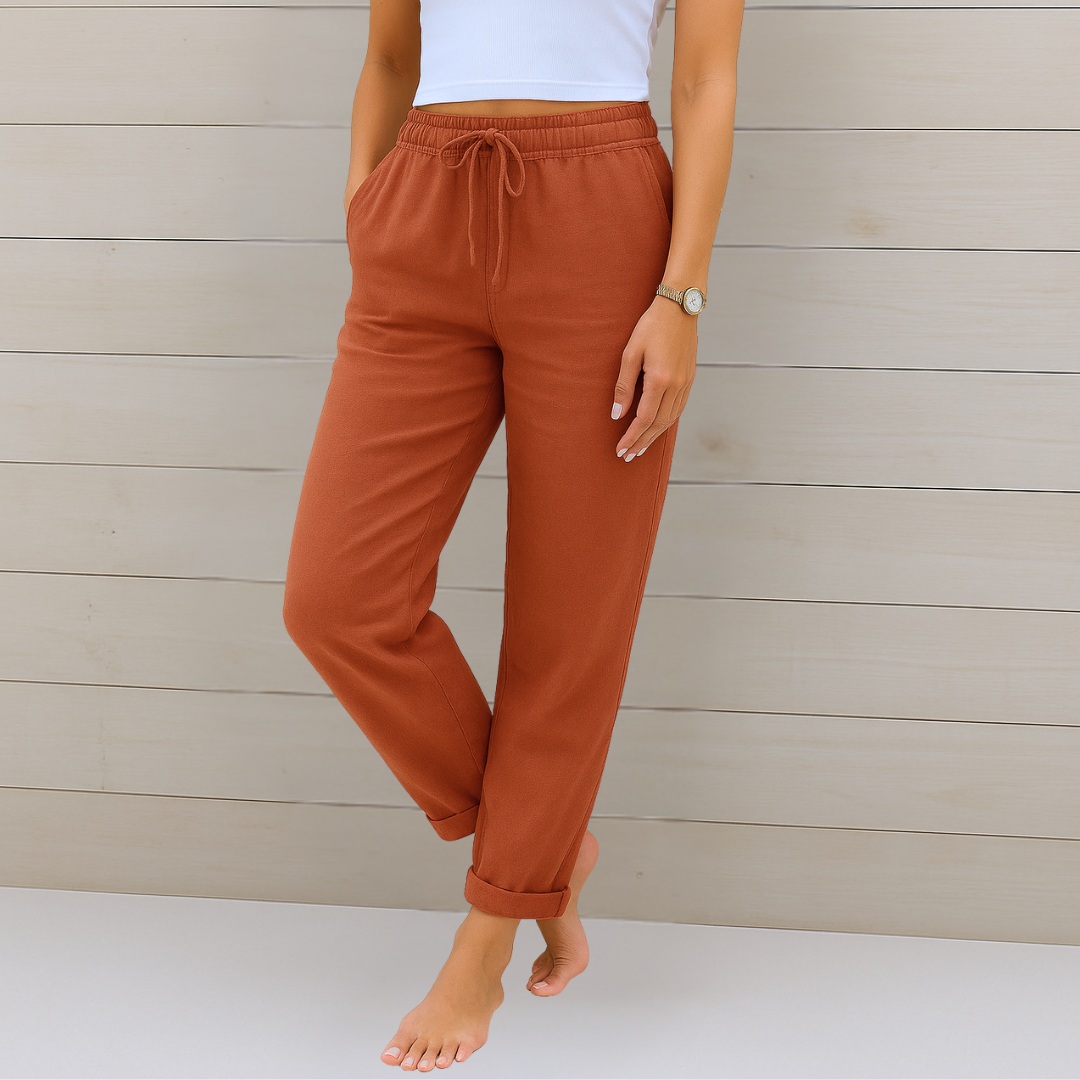 MAYLORA - Premium Breathable Linen Stretch Pants