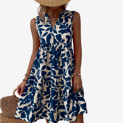 Seraphine™ - Midi with Leaf Pattern