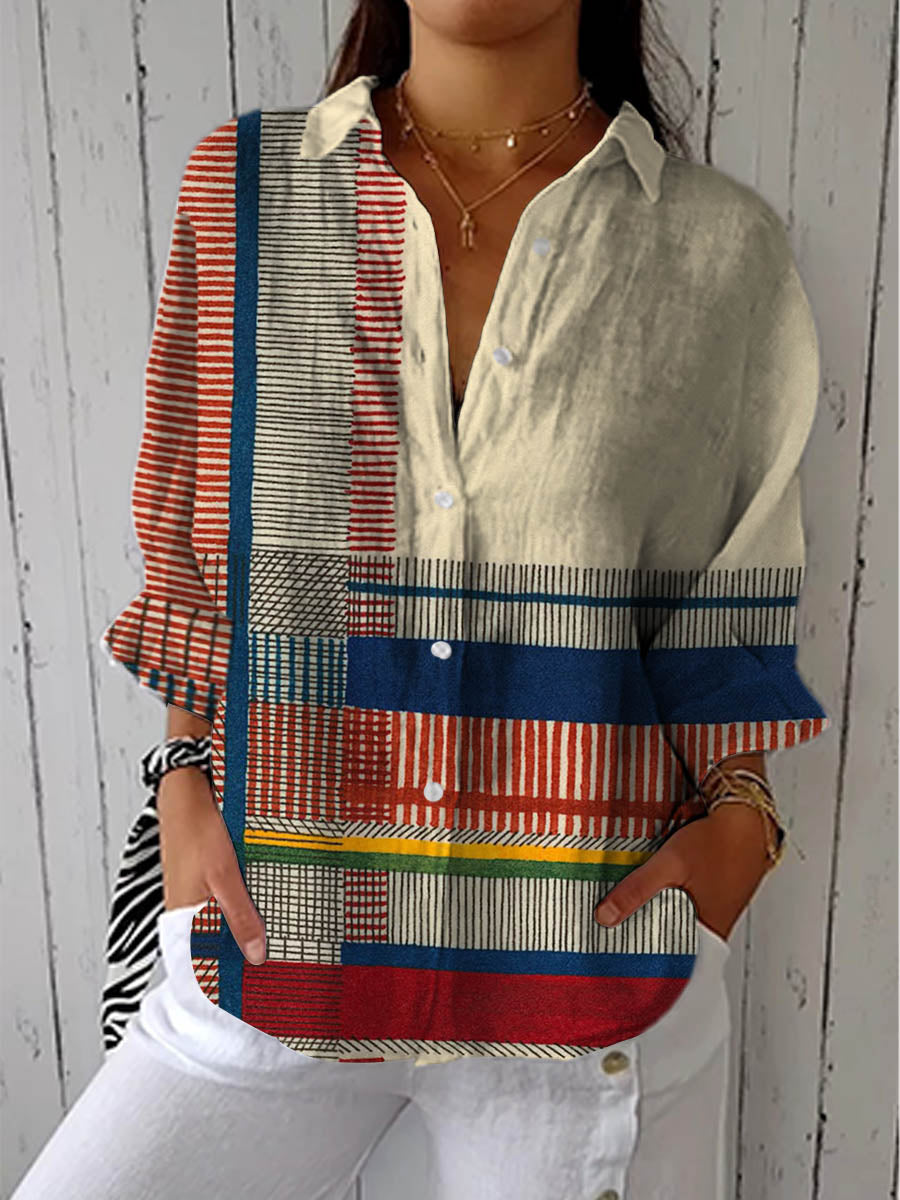 Leila | Patchwork Blouse
