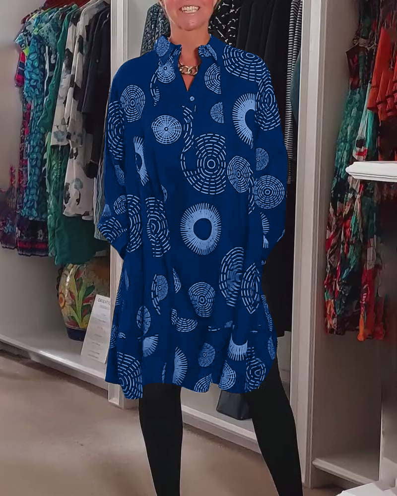 Caitlin | Printed Tunic Dress