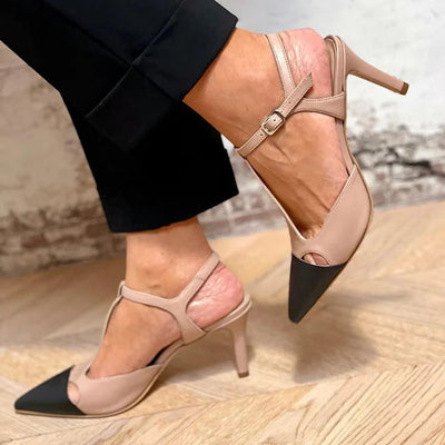 Amelia - Two-Tone Pointed Heels