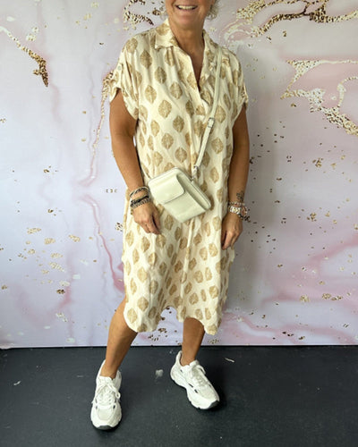 Ruth | Button-Front Pattern Dress