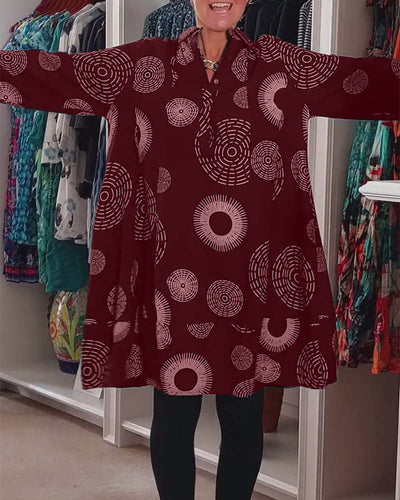 Caitlin | Printed Tunic Dress
