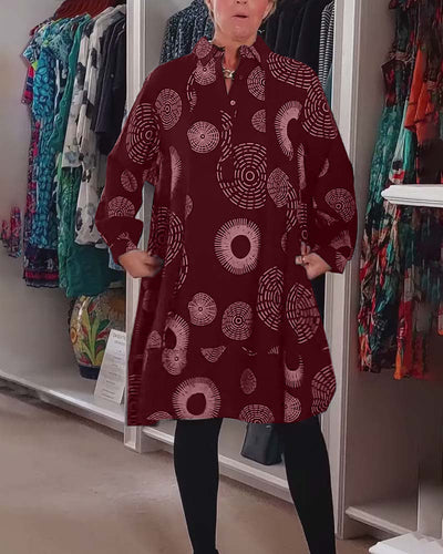 Caitlin | Printed Tunic Dress