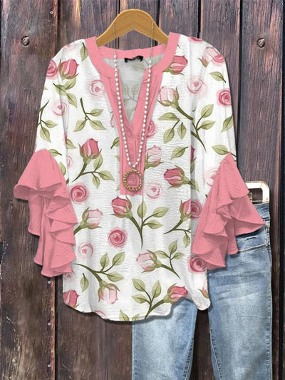 Rosleigh | Soft Rose Petal Blouse