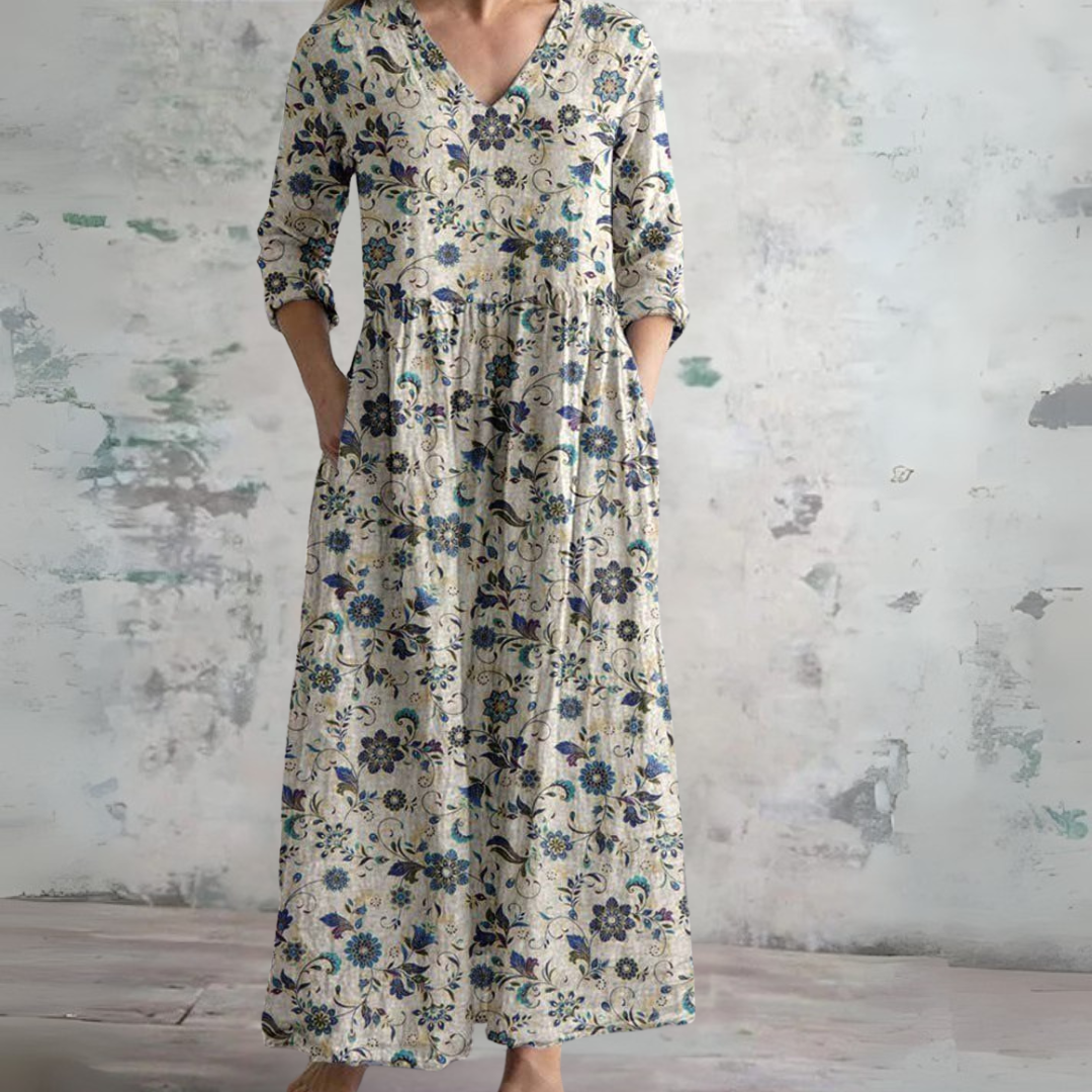 Evangeline - Timeless floral silhouette