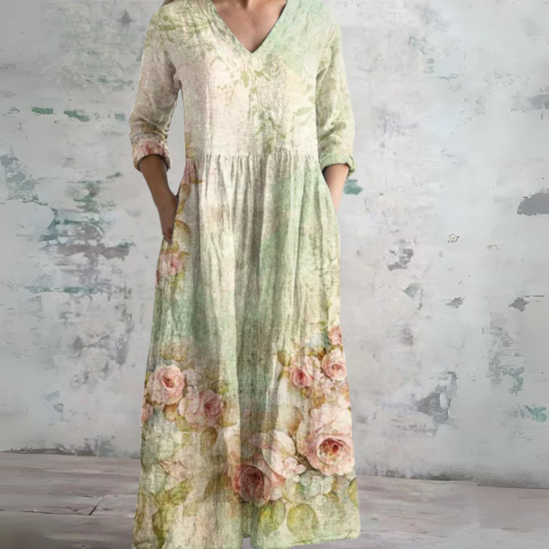 Estelle - Transitional season maxi dress