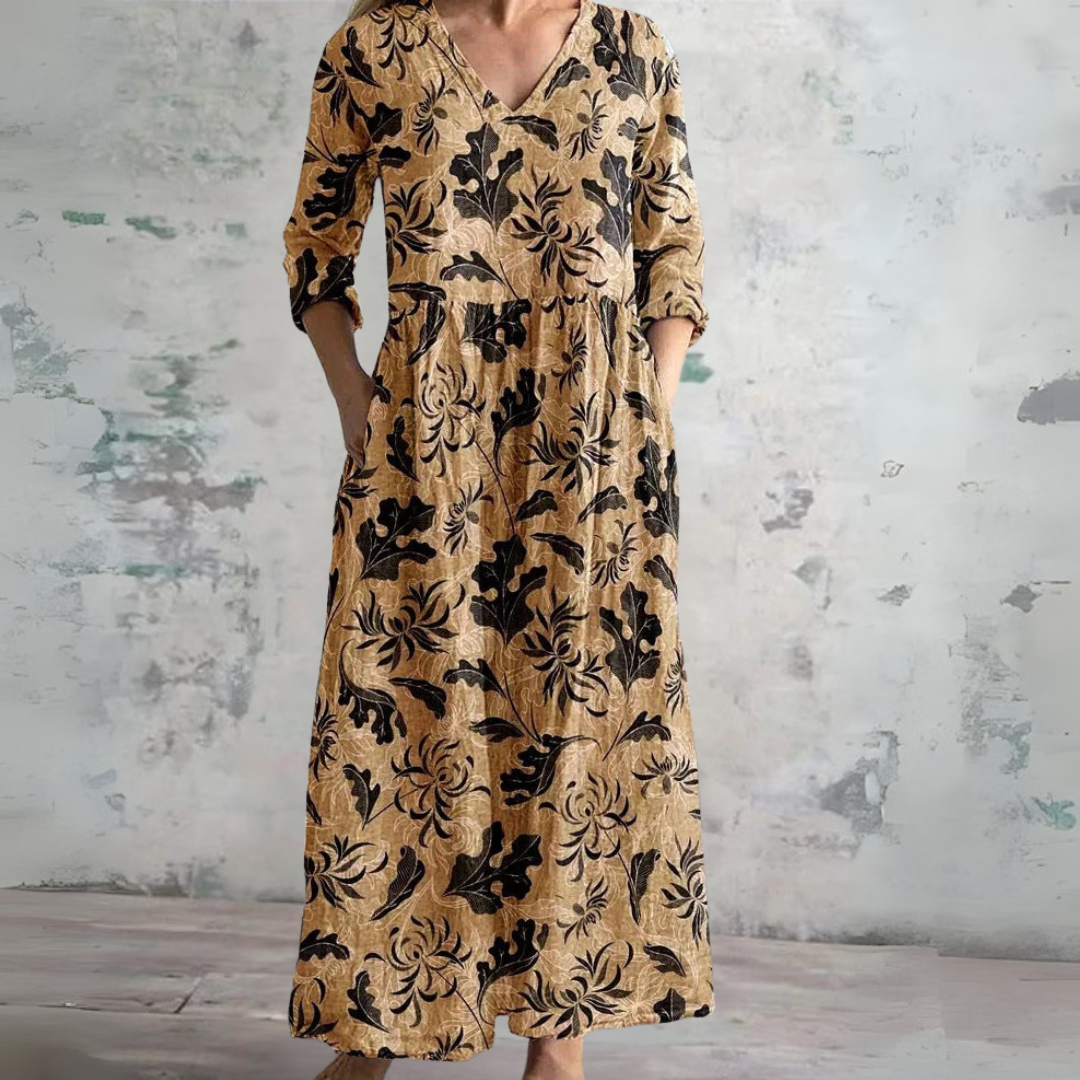 Mireille - Graceful transitional maxi dress