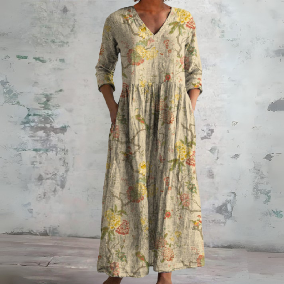 Sabine - Elegant floral silhouette