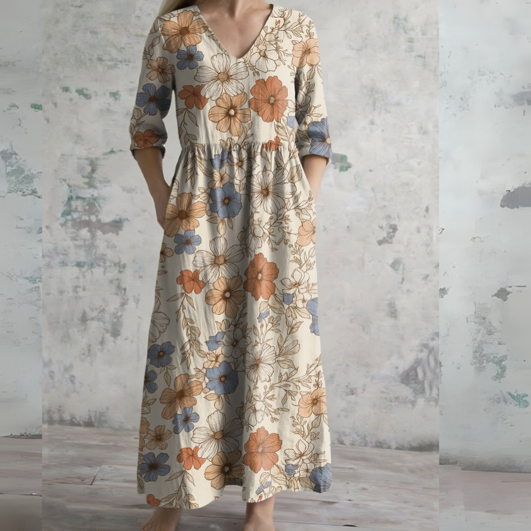 Amélie - Timeless transitional maxi dress