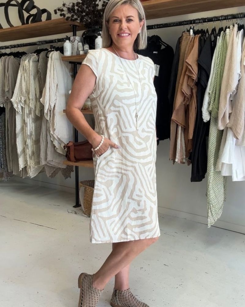 Catherine | Casual Pattern Dress