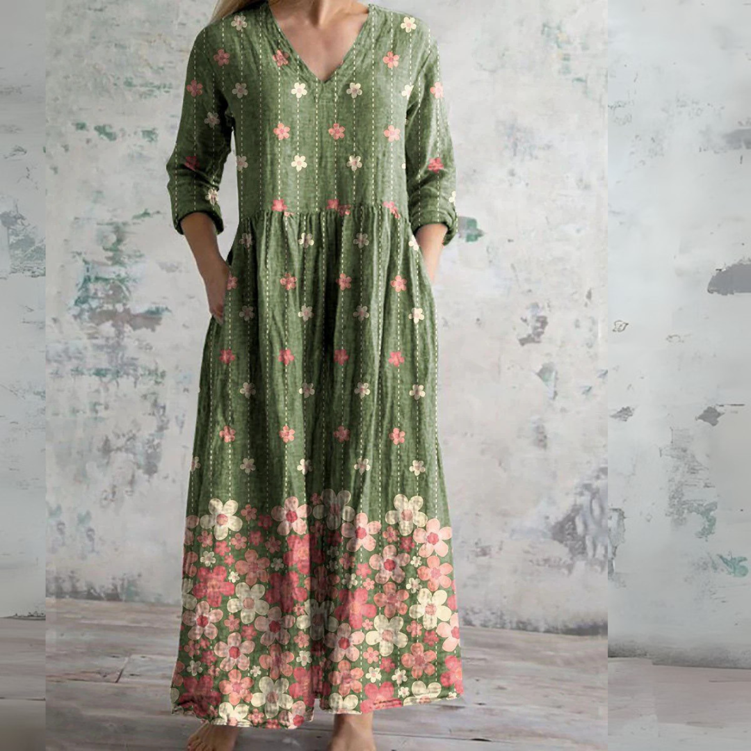 Seraphine - Classic vintage maxi dress