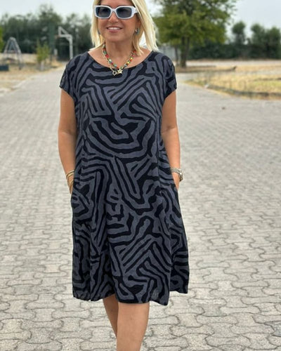 Catherine | Casual Pattern Dress