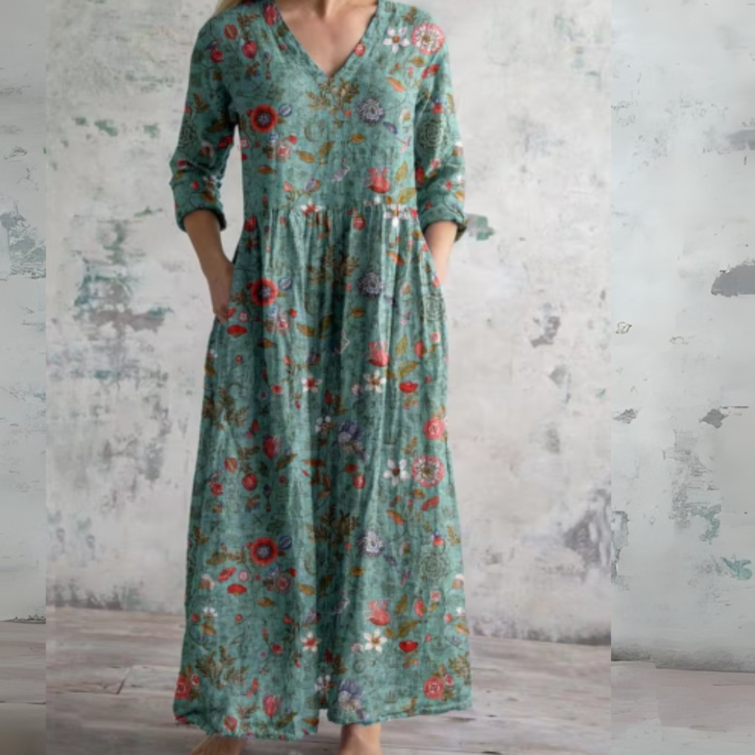 Marielle - Soft bloom maxi dress