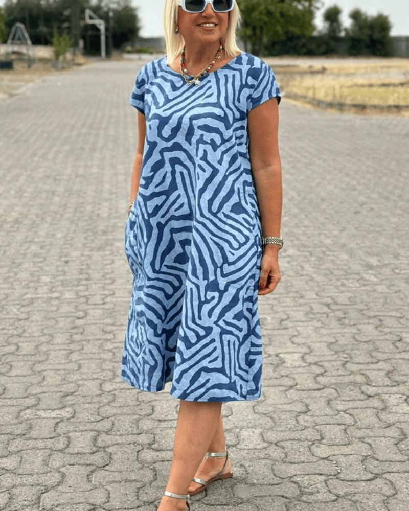 Catherine | Casual Pattern Dress
