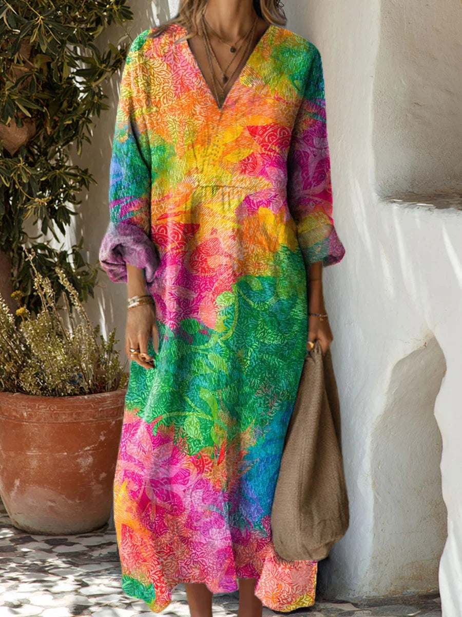 Andrea | V-Neck Maxi Dress