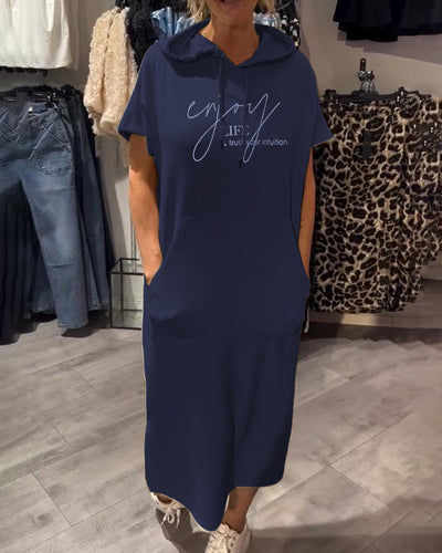 Bridget - Casual Hoodie Dress