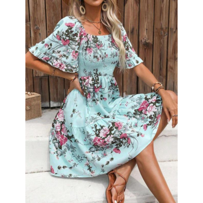 Isolde | Vintage Floral Summer Dress