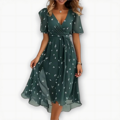 Anne | Women's Dress with V-Neck