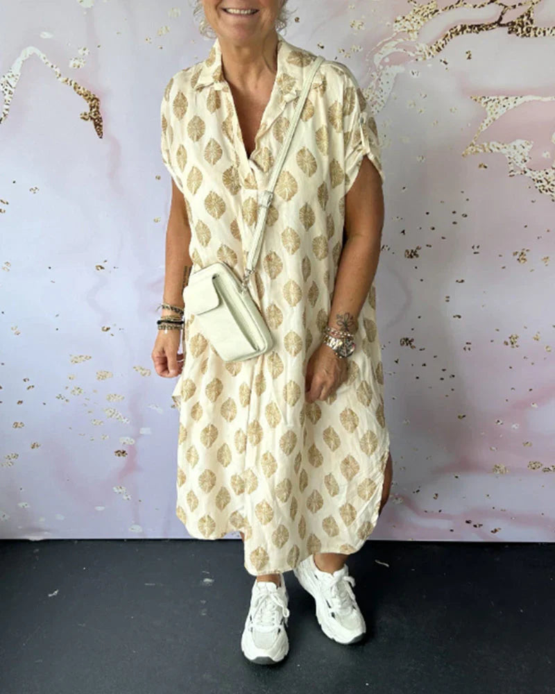 Ruth | Button-Front Pattern Dress