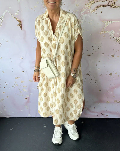 Ruth | Button-Front Pattern Dress