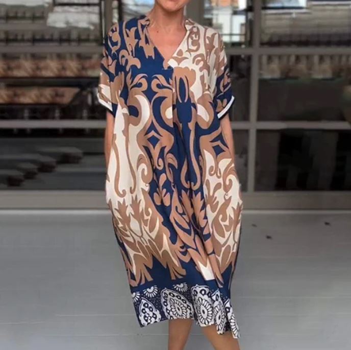 Celine | Flared Midi Dress