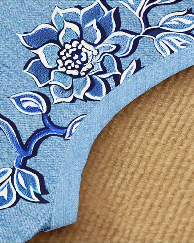 Isa - Sleeveless Denim Dress