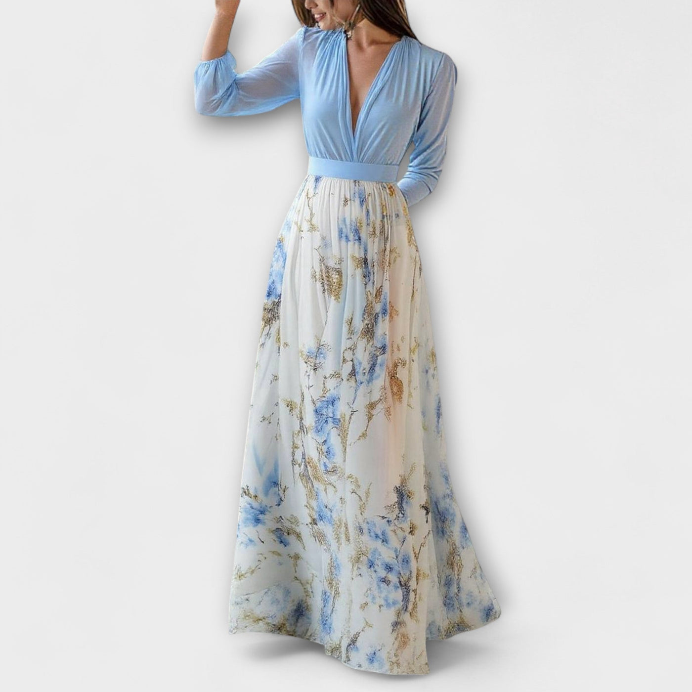 Harper | Flower Maxi Dress