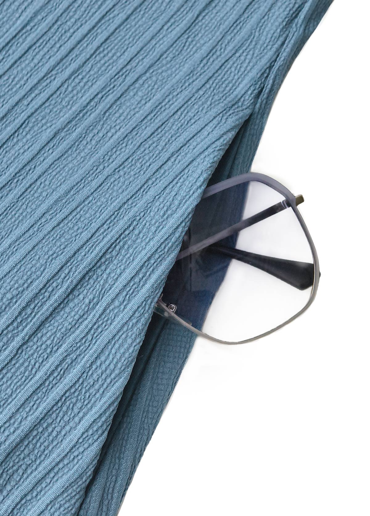 Zoe - Dark Camel Fake 2 in 1 Tribal Print A Line Dress