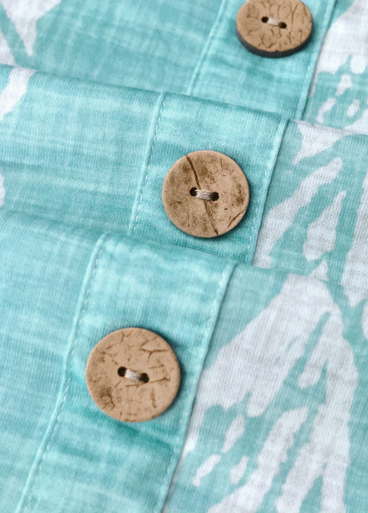 Claire - Circular Ring Tropical Plants Print Strappy Dress