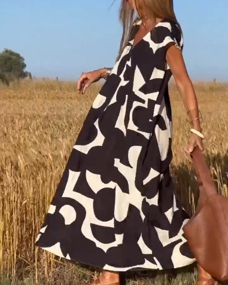 Stéphanie - Chic and Flowing Dress