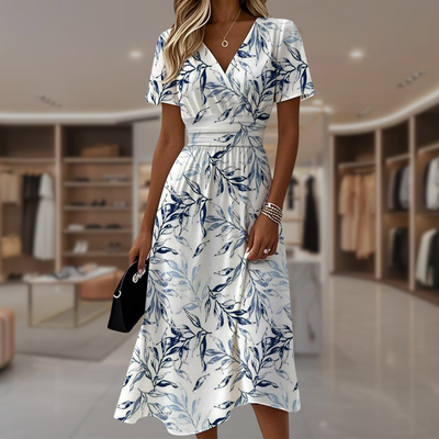 Lucy | Elegant Wrap Midi Dress