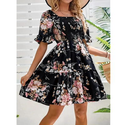 Isolde | Vintage Floral Summer Dress