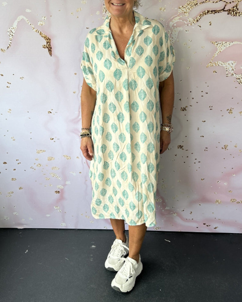 Ruth | Button-Front Pattern Dress