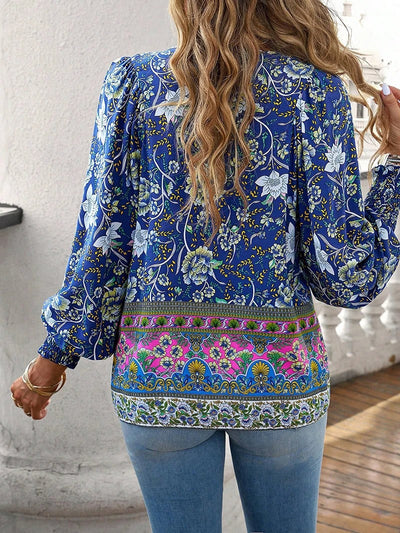 Lucy | Boho Floral Blouse