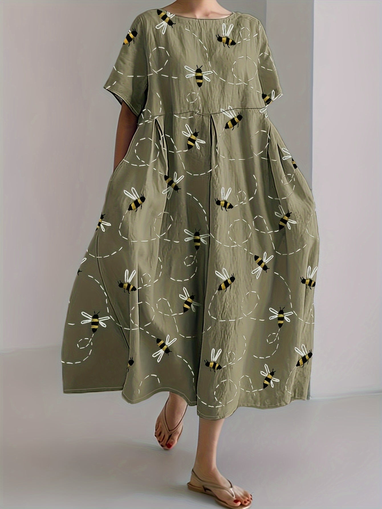 Martine - Bee Flower Dress