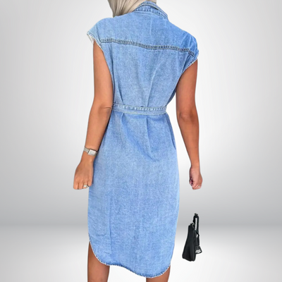 Freesia™ - Chic Denim Dress