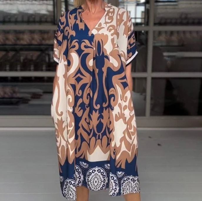 Celine | Flared Midi Dress