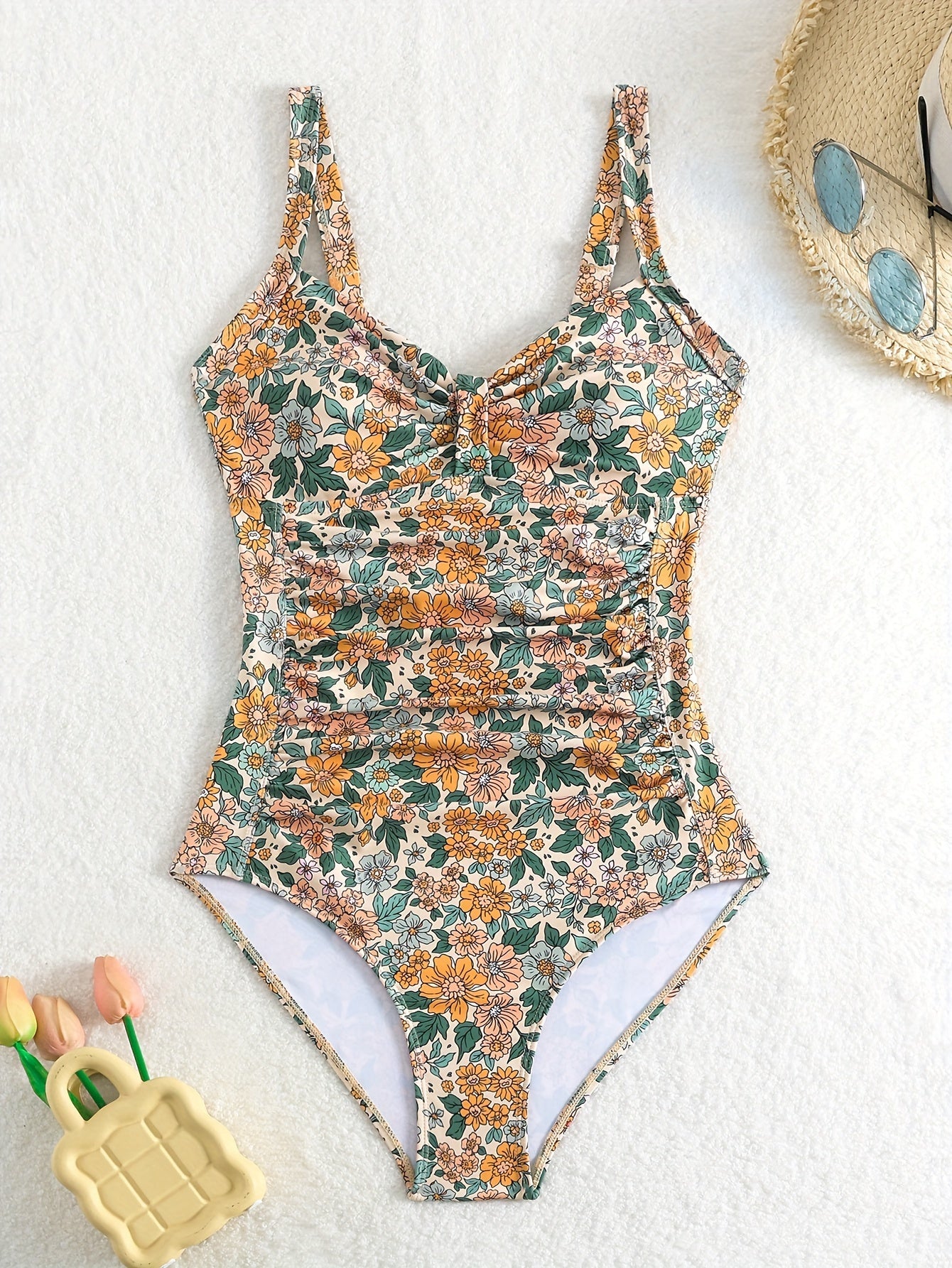Dybille | Floral One-Piece Swimsuit