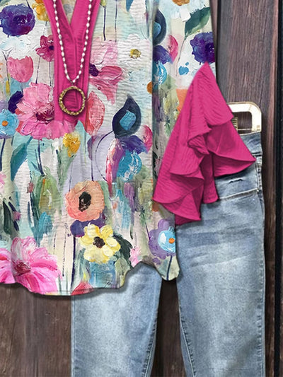 Bloomleigh | Watercolour Floral Blouse