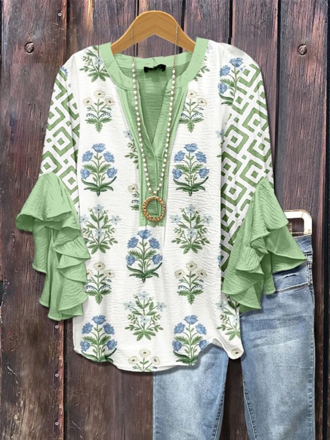 Clover | Garden Charm Blouse