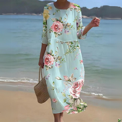 Miranda | Elegant Floral Maxi Dress