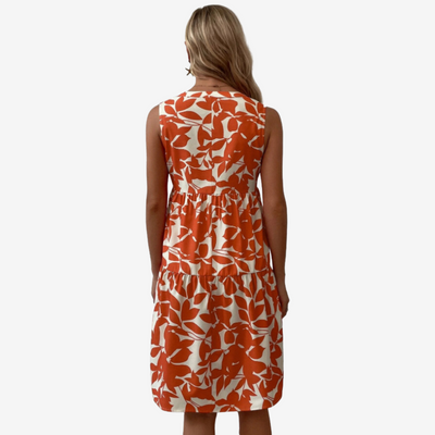 Seraphine™ - Midi with Leaf Pattern