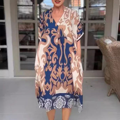 Celine | Flared Midi Dress