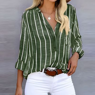 Jane - Comfy Striped Women's Blouse